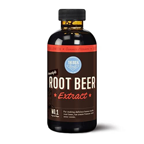 Hires Big H Root Beer Extract, Root Beer Soda and Dessert Syrup